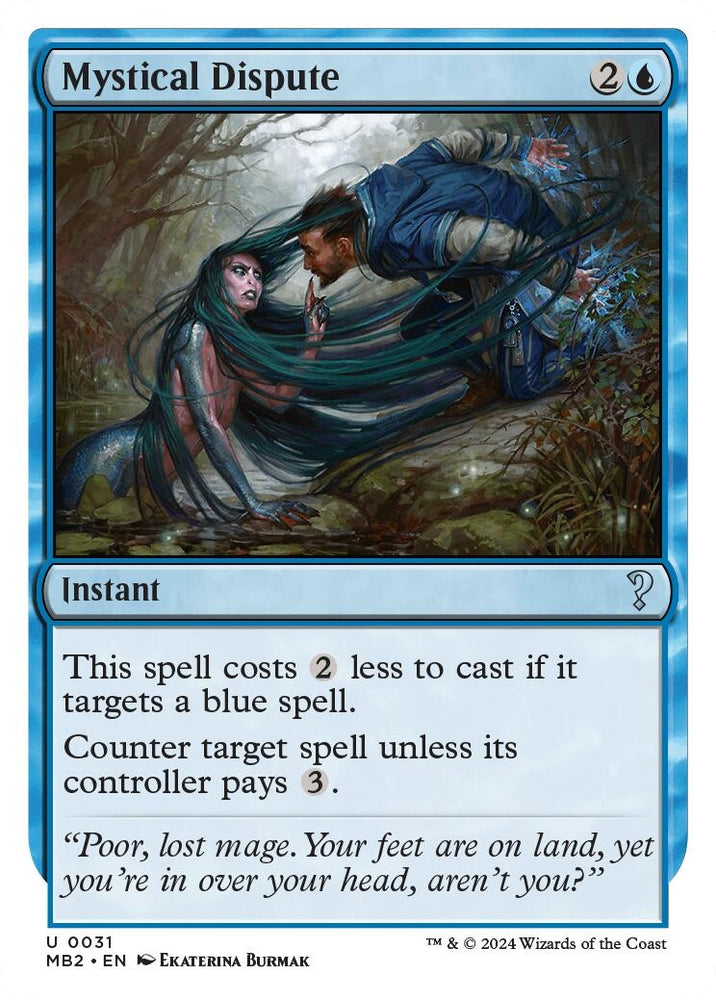 Image for Mystical Dispute (White Border) (31) [Mystery Booster 2]