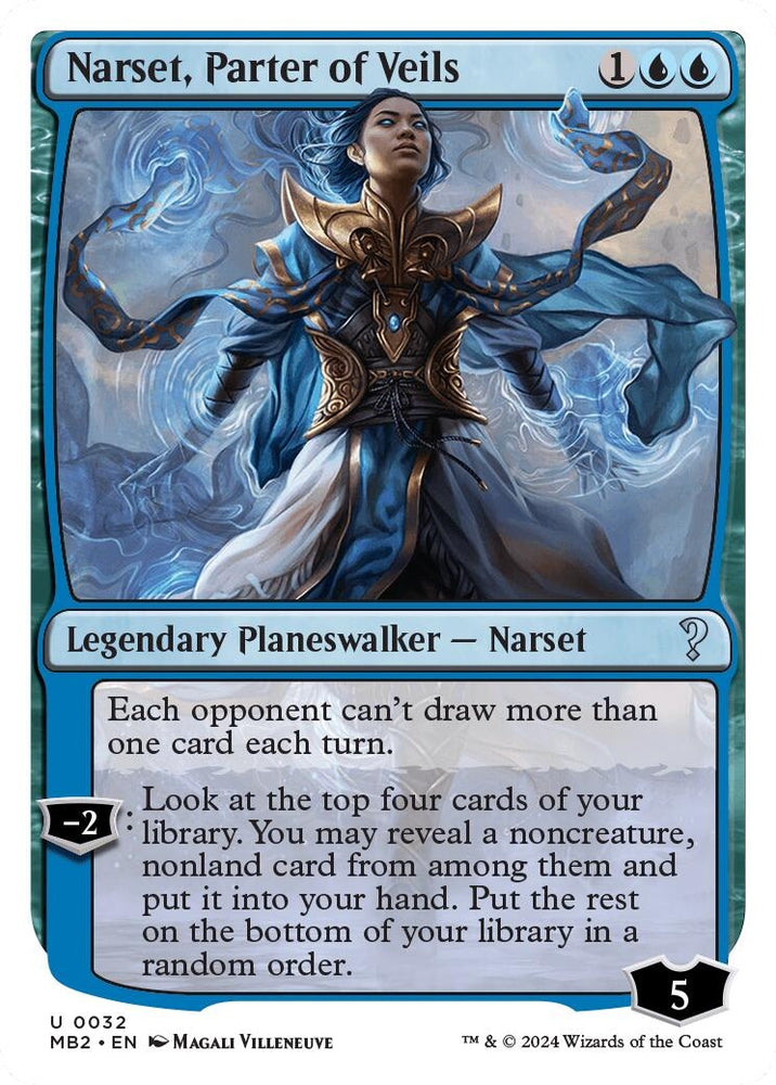 Image for Narset, Parter of Veils (White Border) (32) [Mystery Booster 2]