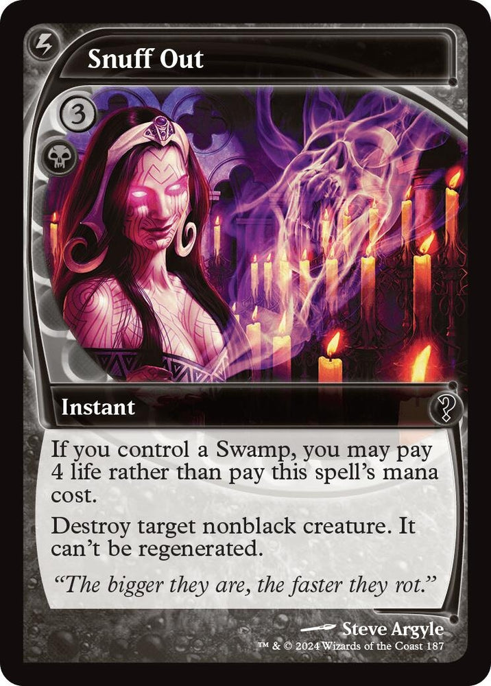 Image for Snuff Out (Future Sight) (187) [Mystery Booster 2]
