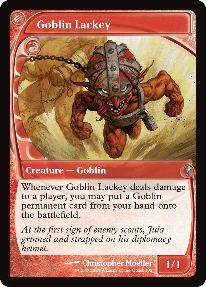 Image for Goblin Lackey (Future Sight) (192) [Mystery Booster 2]