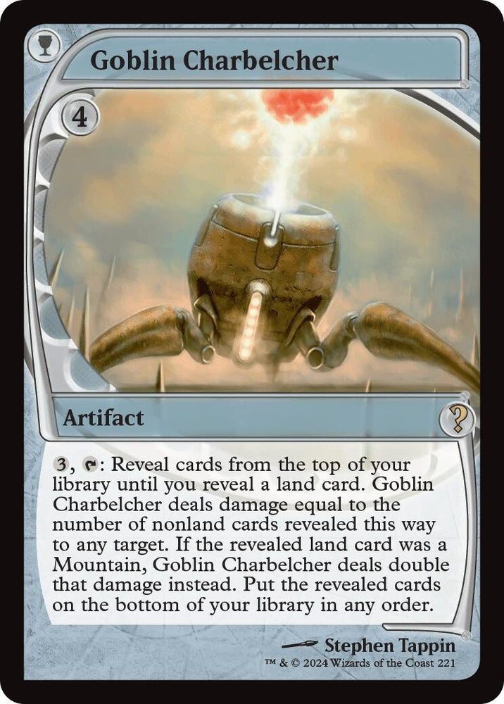 Image for Goblin Charbelcher (Future Sight) (221) [Mystery Booster 2]