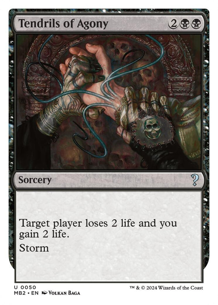 Image for Tendrils of Agony (White Border) (50) [Mystery Booster 2]