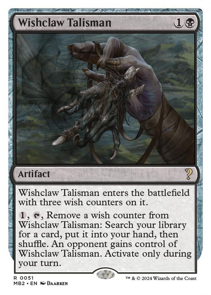 Image for Wishclaw Talisman (White Border) (51) [Mystery Booster 2]