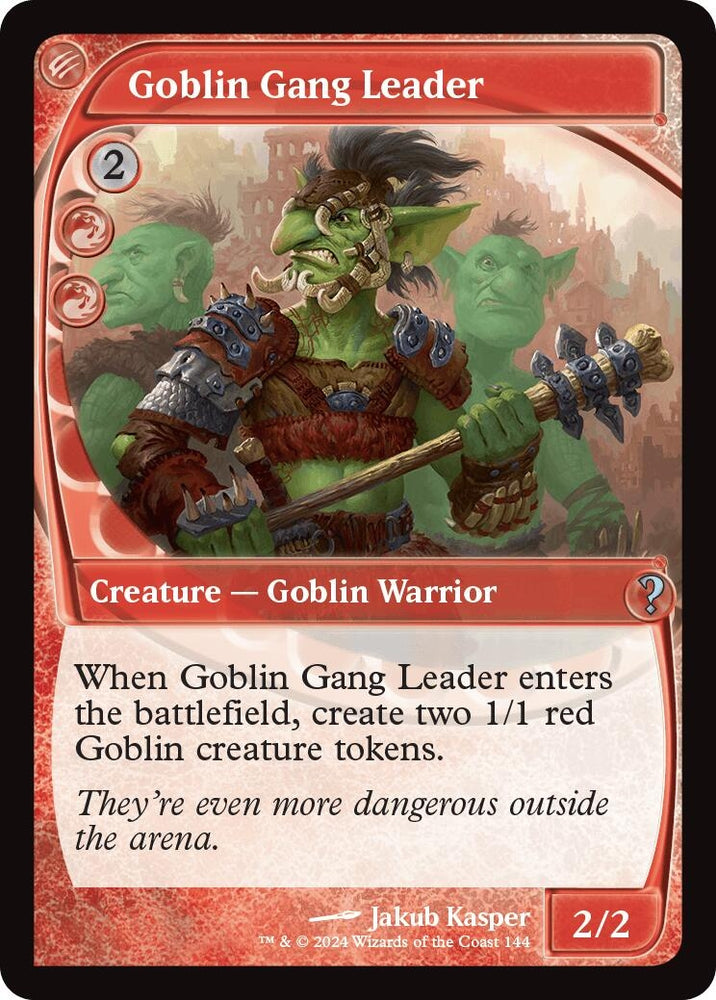 Image for Goblin Gang Leader (Future Sight) (144) [Mystery Booster 2]
