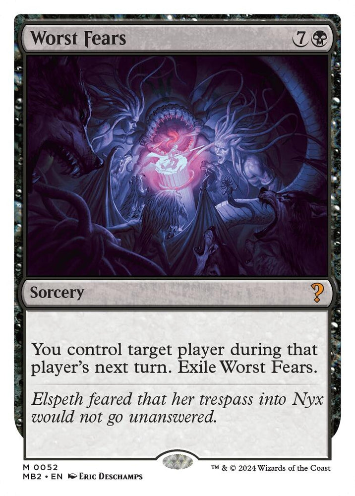 Image for Worst Fears (White Border) (52) [Mystery Booster 2]