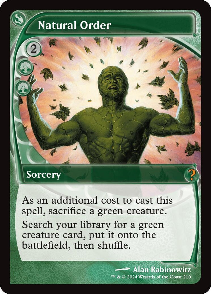 Image for Natural Order (Future Sight) (210) [Mystery Booster 2]