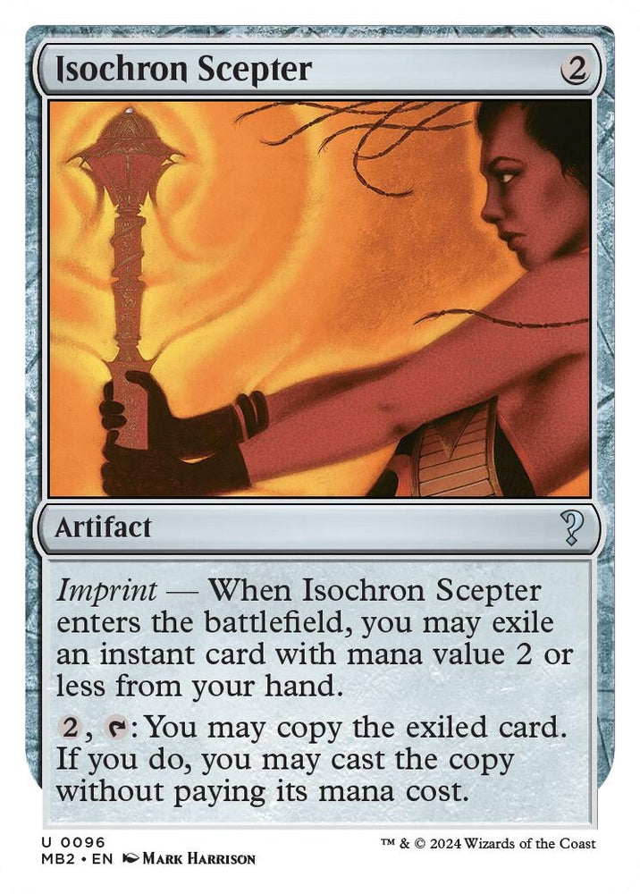 Image for Isochron Scepter (White Border) (96) [Mystery Booster 2]