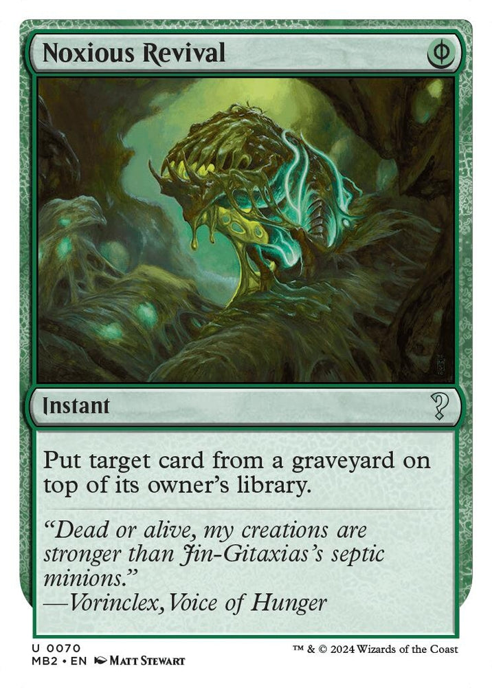 Image for Noxious Revival (White Border) (70) [Mystery Booster 2]