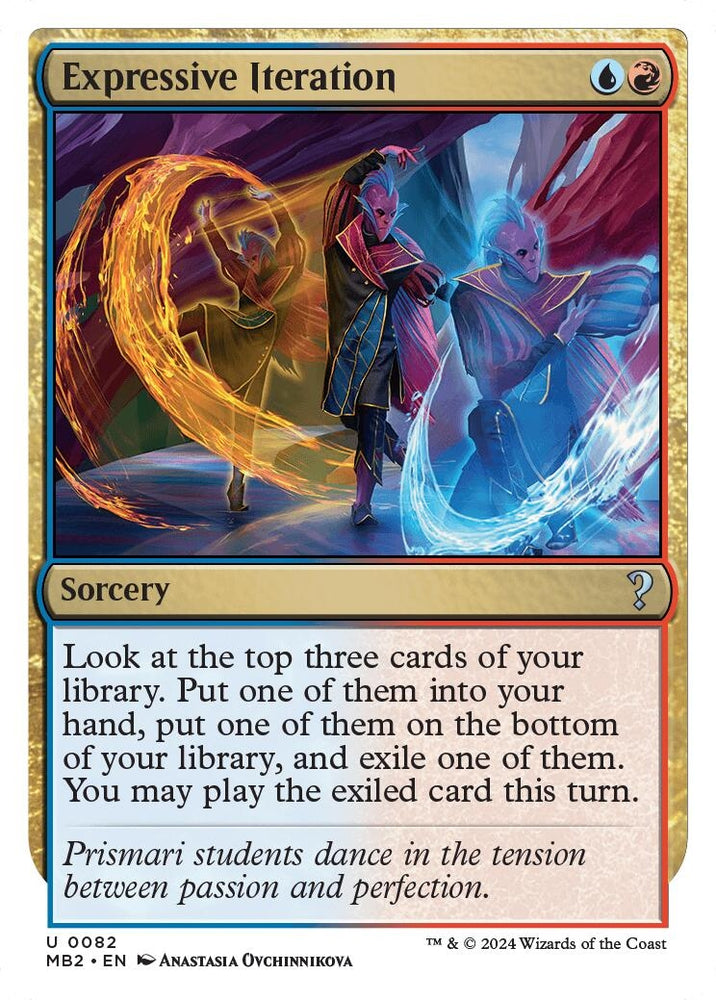 Image for Expressive Iteration (White Border) (82) [Mystery Booster 2]