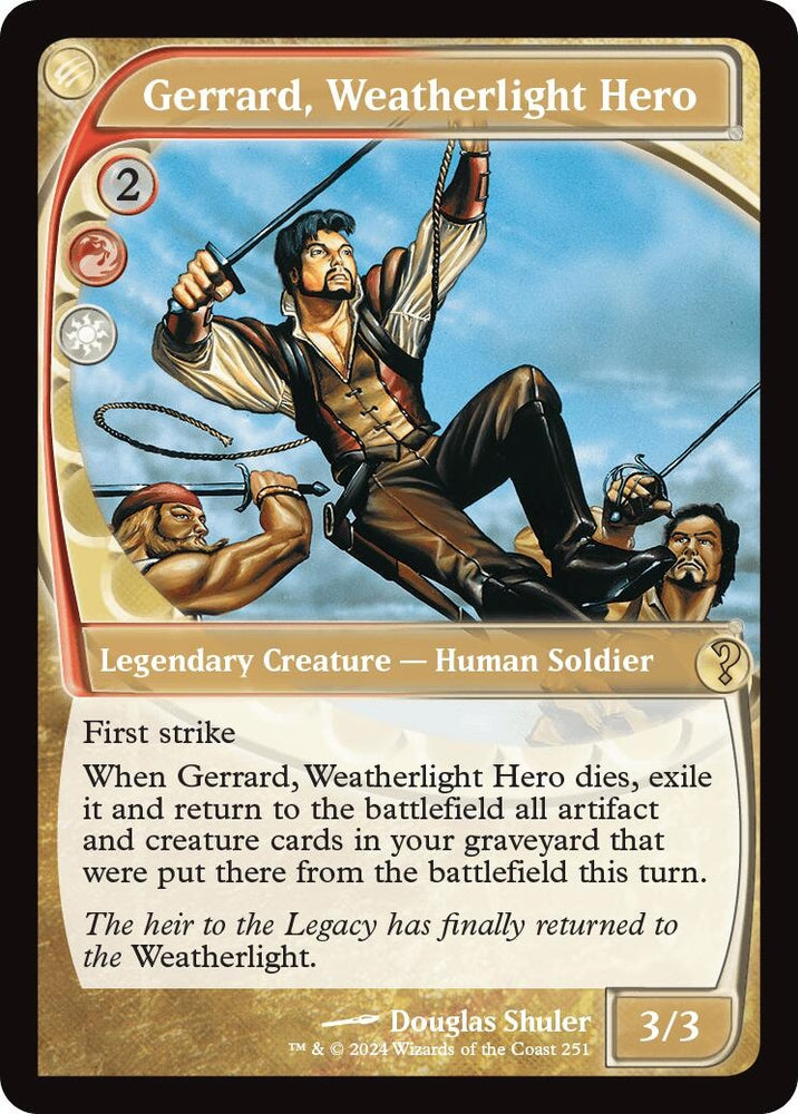 Image for Gerrard, Weatherlight Hero (Future Sight) (251) [Mystery Booster 2]