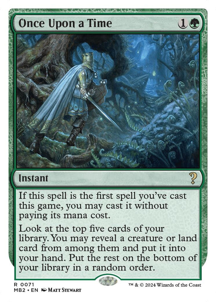 Image for Once Upon a Time (White Border) (71) [Mystery Booster 2]