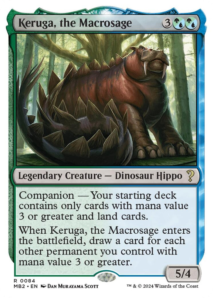 Image for Keruga, the Macrosage (White Border) (84) [Mystery Booster 2]