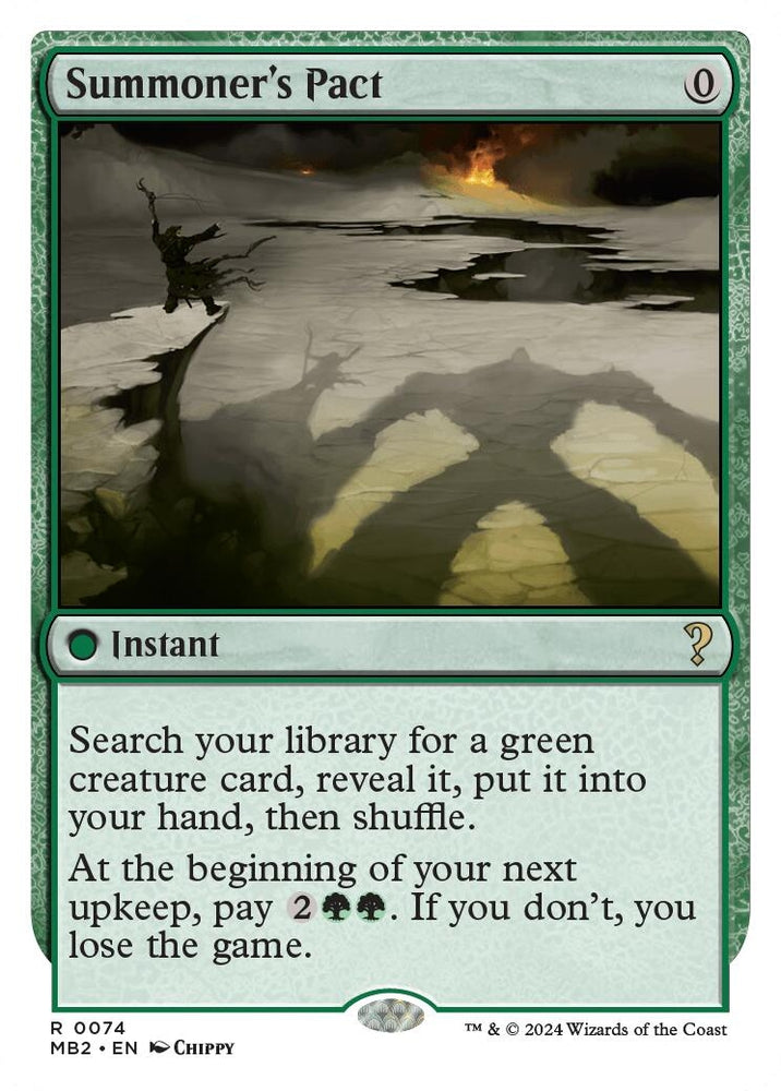 Image for Summoner's Pact (White Border) (74) [Mystery Booster 2]