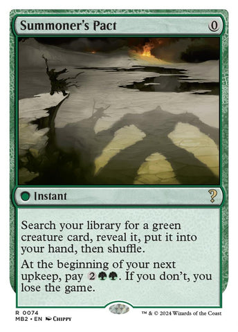 Image for Summoner's Pact (White Border) (74) [Mystery Booster 2]