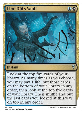Image for Lim-Dul's Vault (White Border) (87) [Mystery Booster 2]