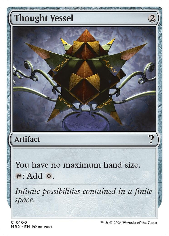 Image for Thought Vessel (White Border) (100) [Mystery Booster 2]