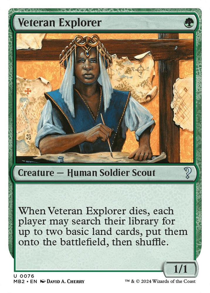 Image for Veteran Explorer (White Border) (76) [Mystery Booster 2]