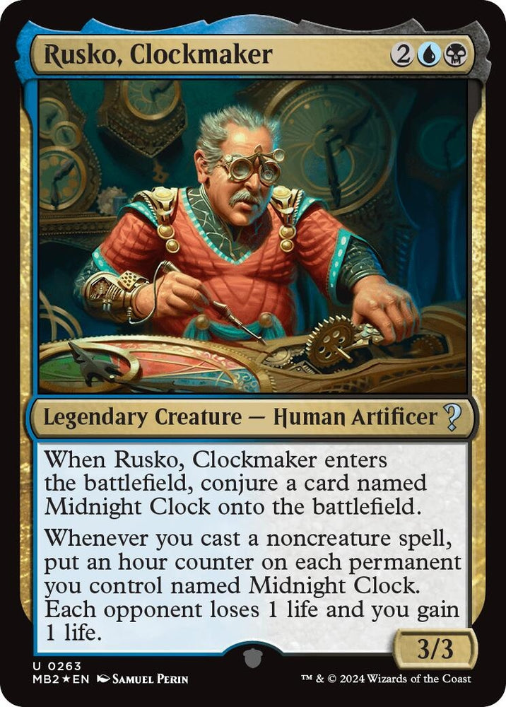 Image for Rusko, Clockmaker (263) [Mystery Booster 2]