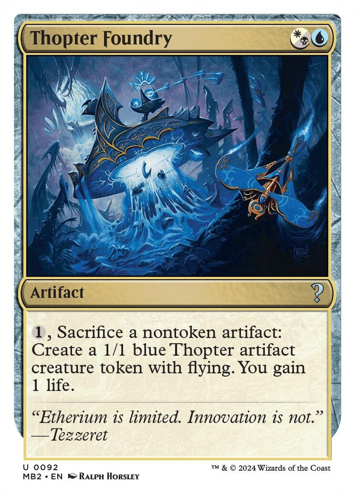 Image for Thopter Foundry (White Border) (92) [Mystery Booster 2]