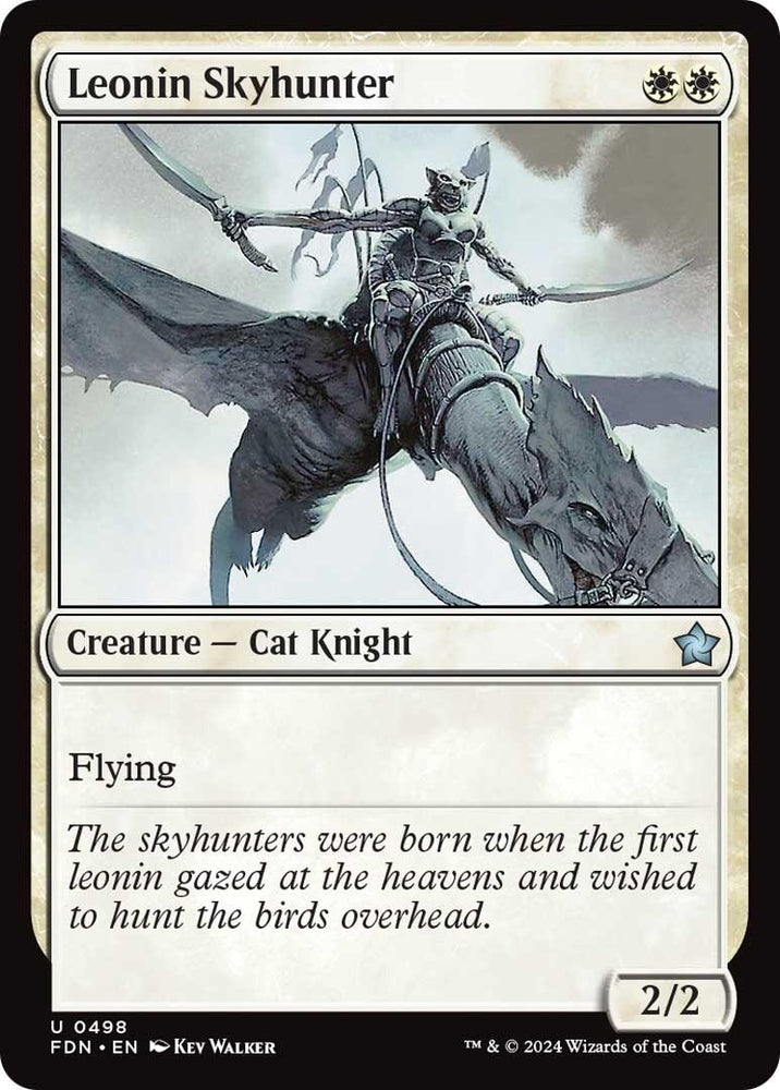 Image for Leonin Skyhunter (498) [Foundations]