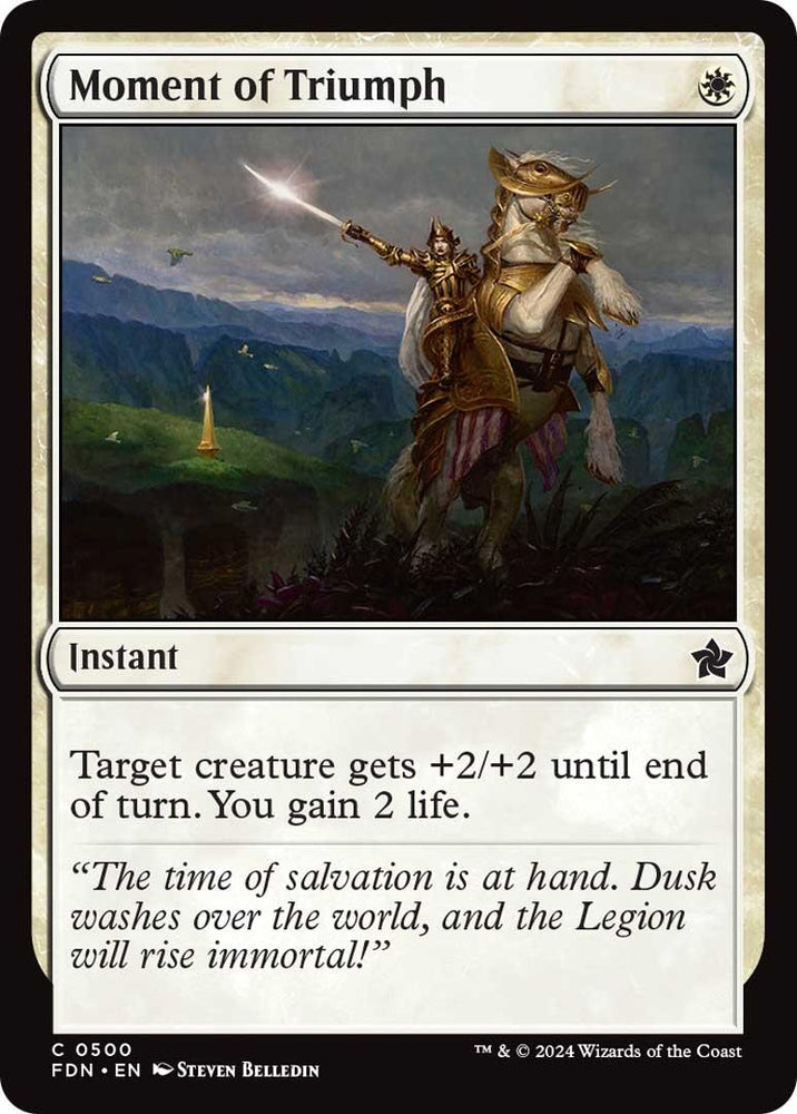Image for Moment of Triumph (500) [Foundations]