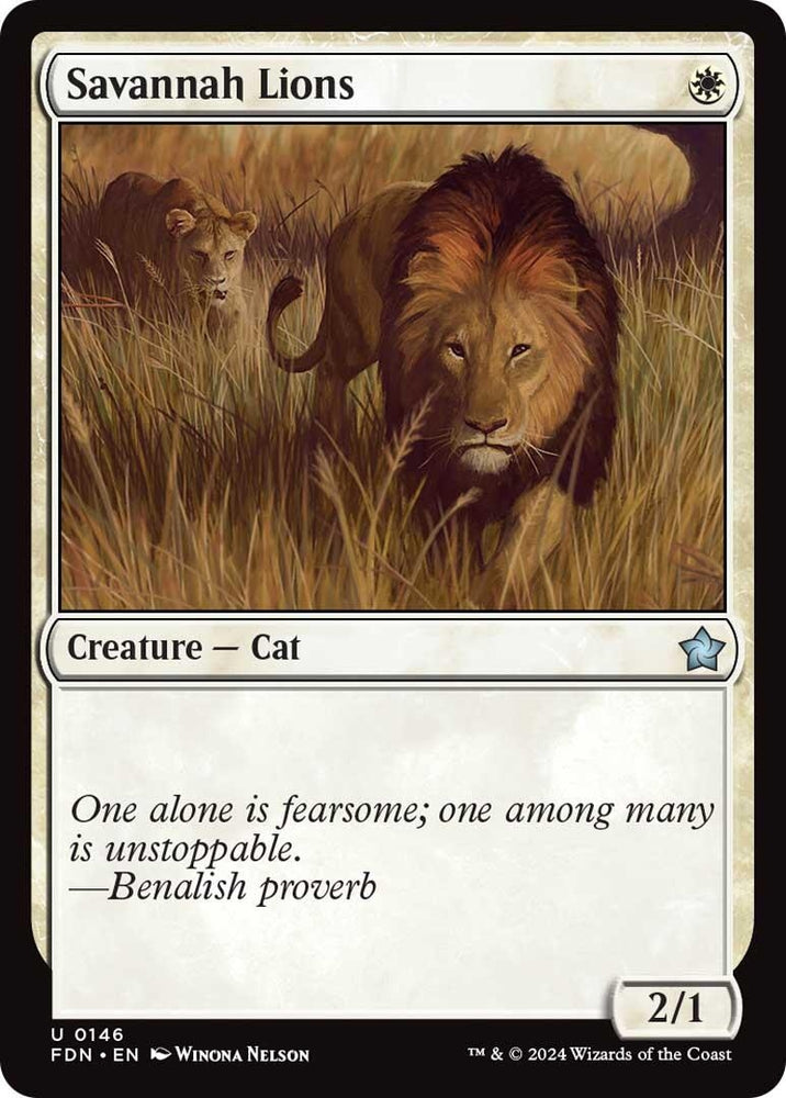 Image for Savannah Lions (146) [Foundations]