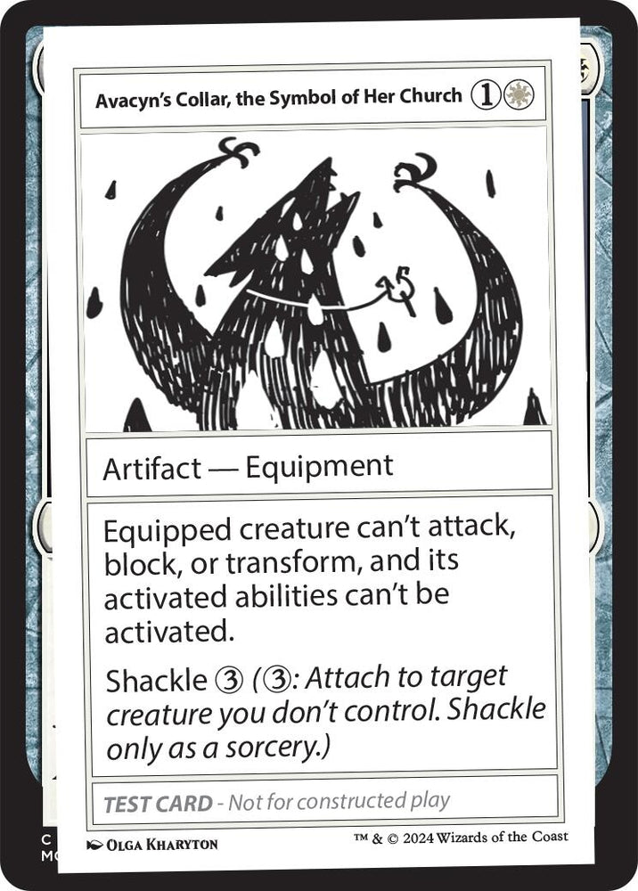 Image for Avacyn's Collar, the Symbol of Her Church [Mystery Booster 2 Playtest Cards]