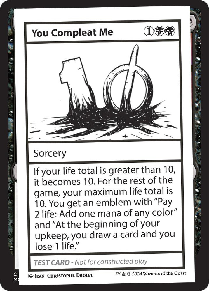 Image for You Compleat Me [Mystery Booster 2 Playtest Cards]