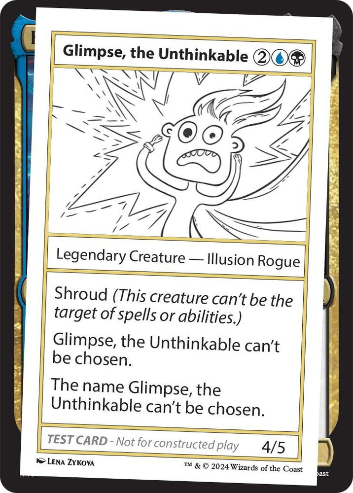 Image for Glimpse, the Unthinkable [Mystery Booster 2 Playtest Cards]