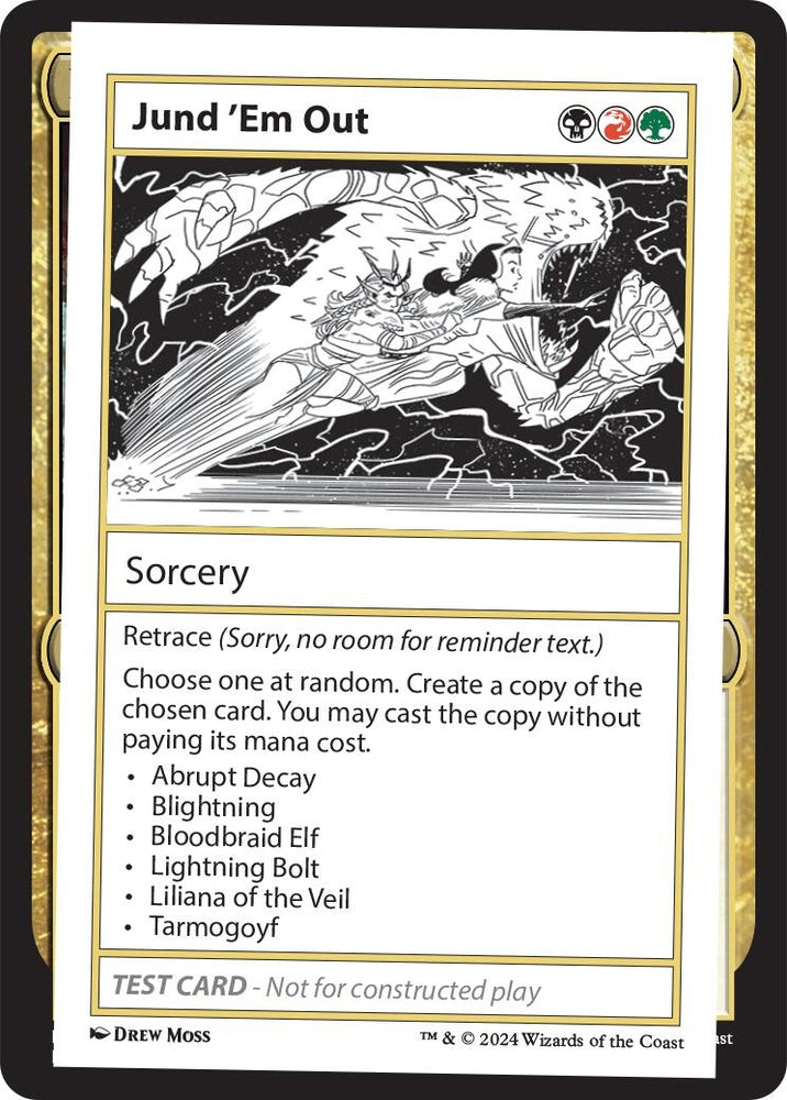 Image for Jund 'Em Out [Mystery Booster 2 Playtest Cards]