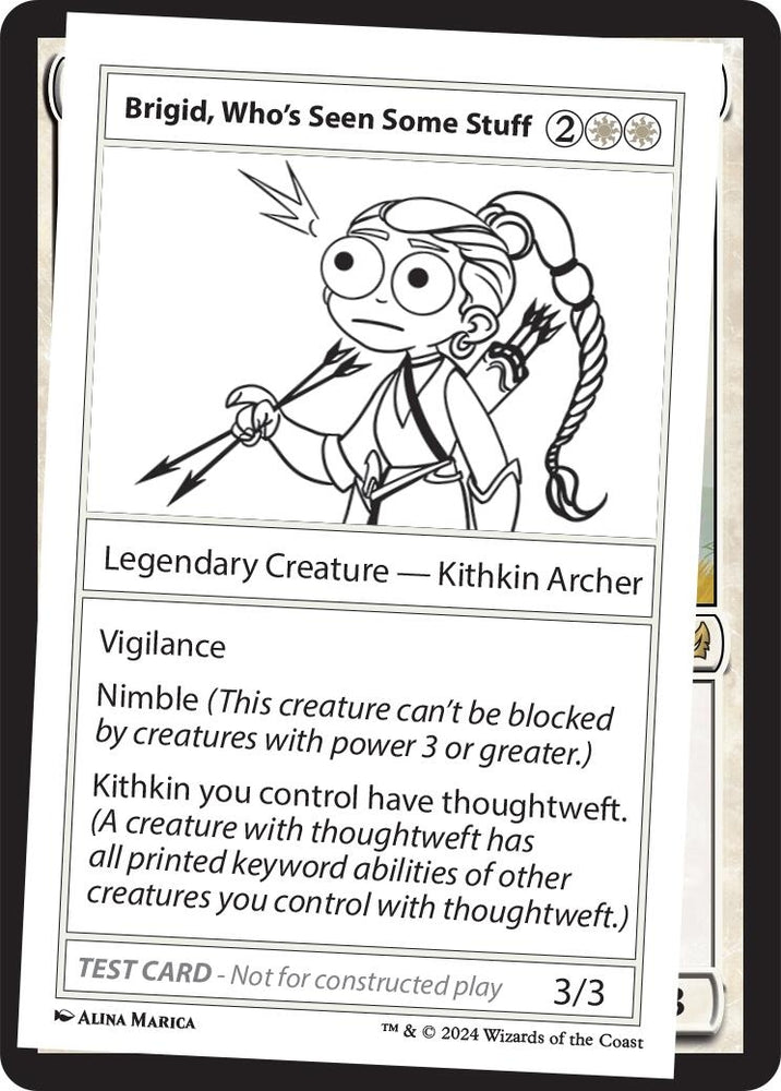 Image for Brigid, Who's Seen Some Stuff [Mystery Booster 2 Playtest Cards]