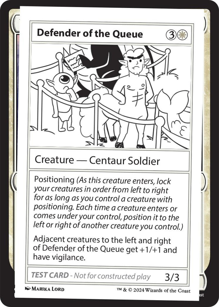 Image for Defender of the Queue [Mystery Booster 2 Playtest Cards]