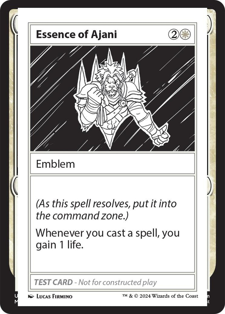 Image for Essence of Ajani [Mystery Booster 2 Playtest Cards]