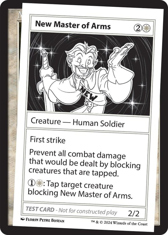 Image for New Master of Arms [Mystery Booster 2 Playtest Cards]