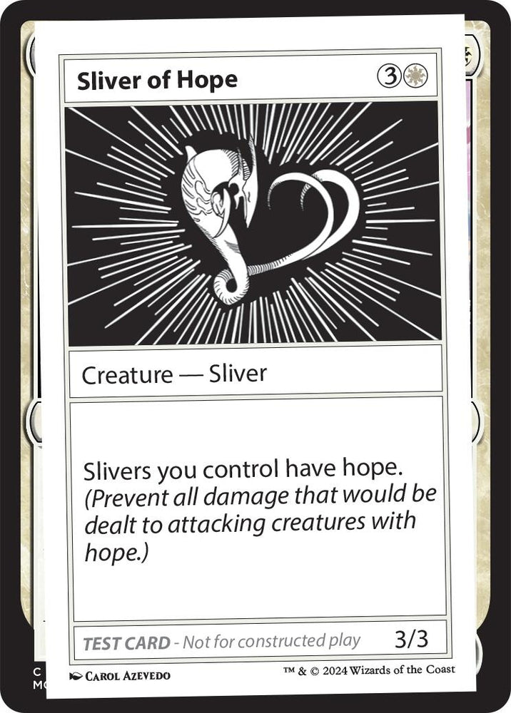 Image for Sliver of Hope [Mystery Booster 2 Playtest Cards]