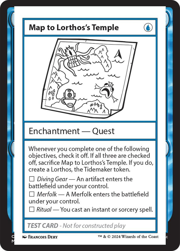 Image for Map to Lorthos's Temple [Mystery Booster 2 Playtest Cards]