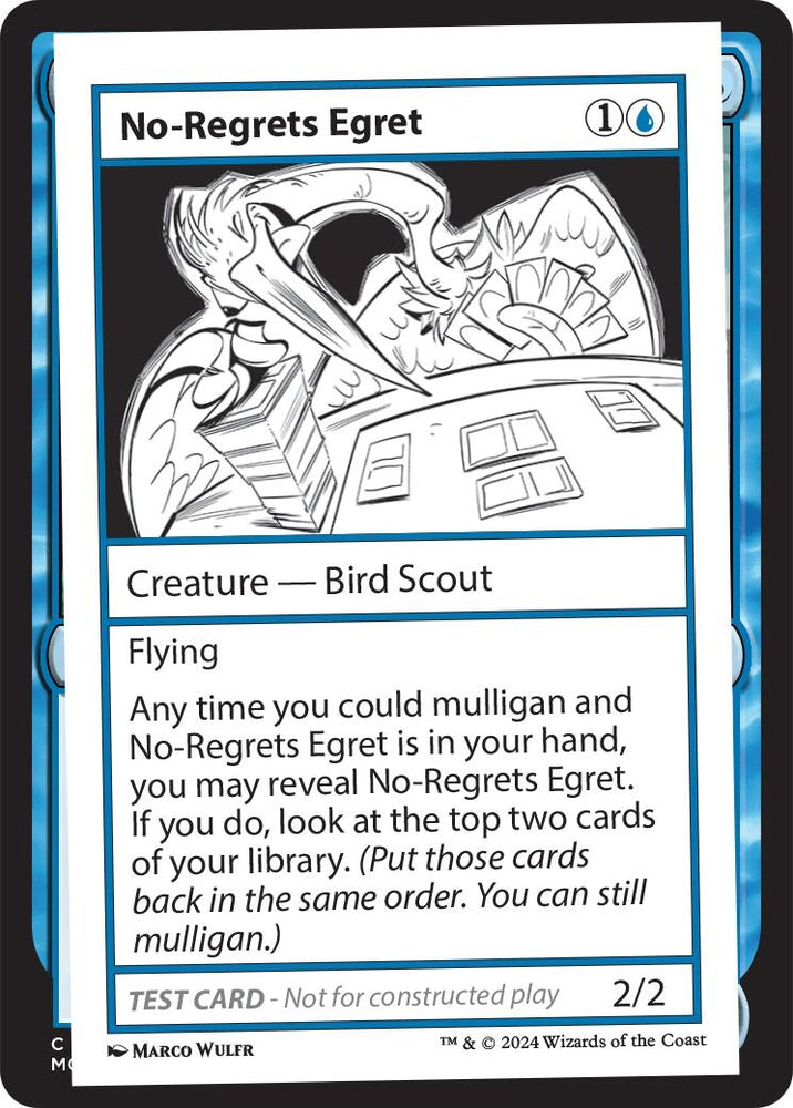 Image for No-Regrets Egret [Mystery Booster 2 Playtest Cards]
