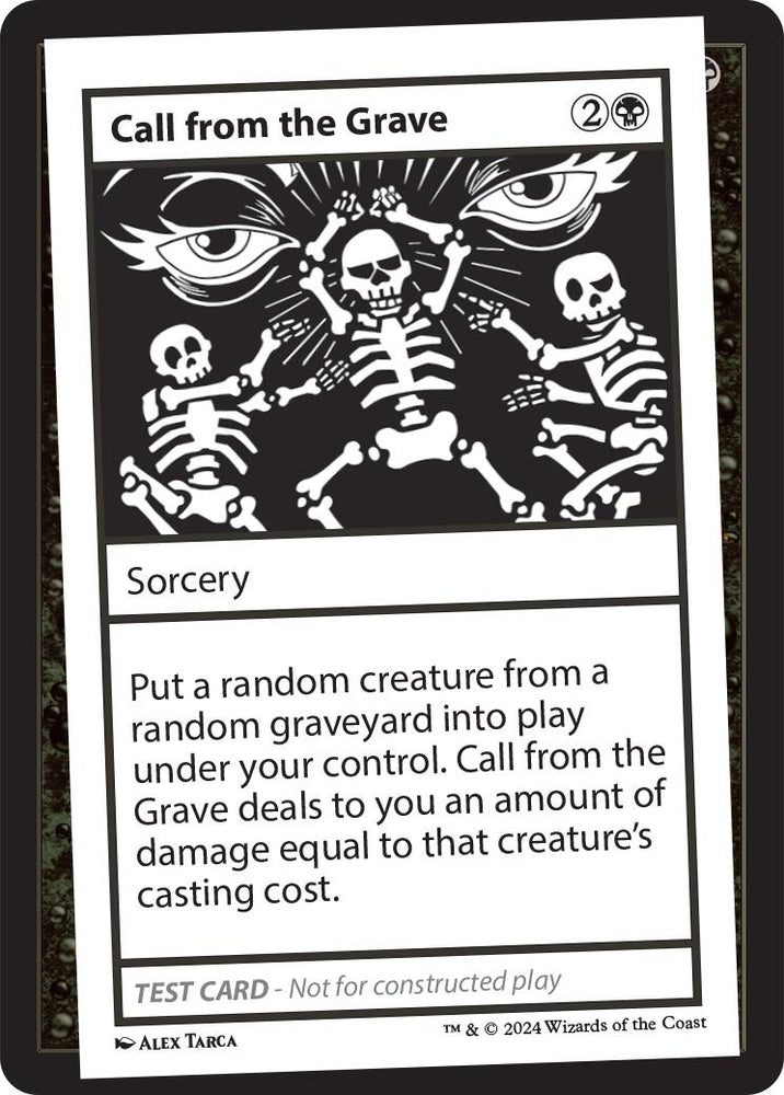 Image for Call from the Grave [Mystery Booster 2 Playtest Cards]
