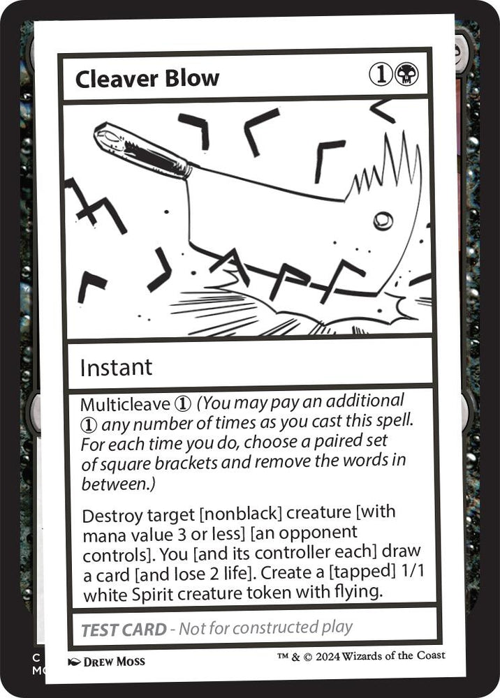 Image for Cleaver Blow [Mystery Booster 2 Playtest Cards]
