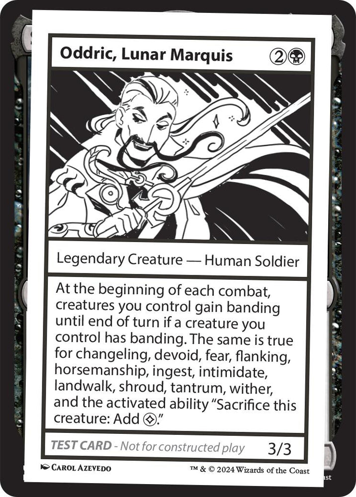 Image for Oddric, Lunar Marquis [Mystery Booster 2 Playtest Cards]
