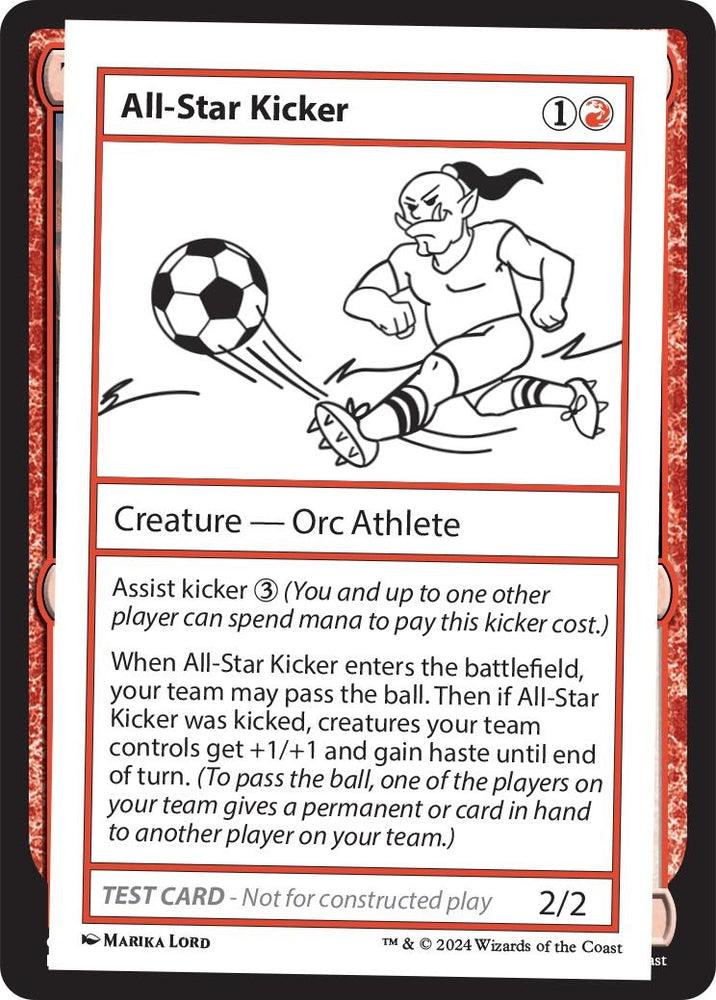 Image for All-Star Kicker [Mystery Booster 2 Playtest Cards]