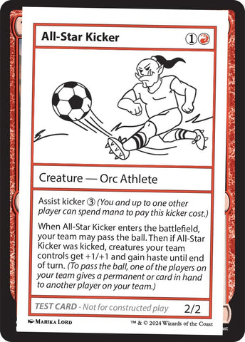 Image for All-Star Kicker [Mystery Booster 2 Playtest Cards]