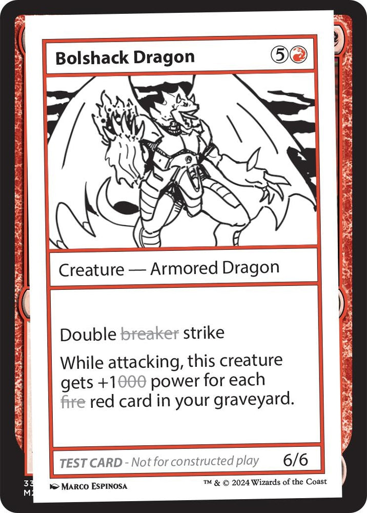 Image for Bolshack Dragon [Mystery Booster 2 Playtest Cards]