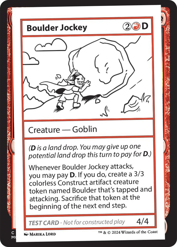 Image for Boulder Jockey [Mystery Booster 2 Playtest Cards]