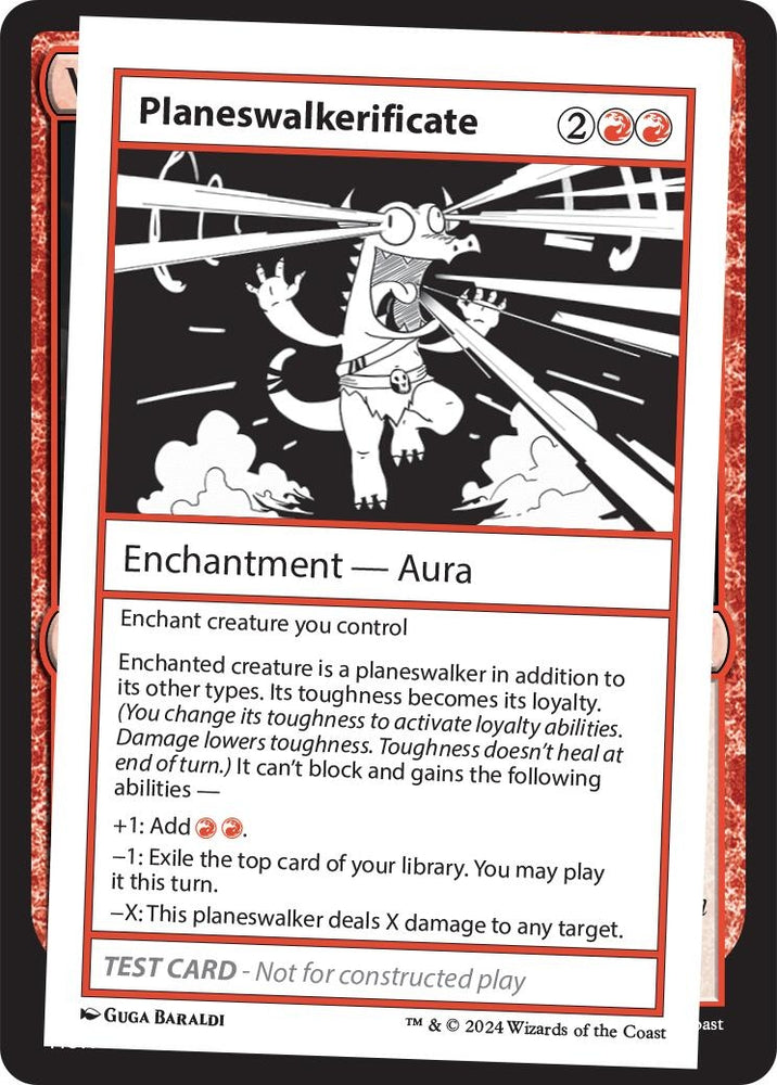 Image for Planeswalkerificate [Mystery Booster 2 Playtest Cards]