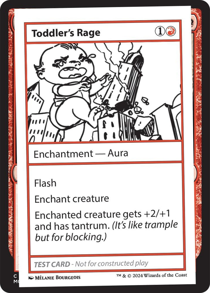 Image for Toddler's Rage [Mystery Booster 2 Playtest Cards]