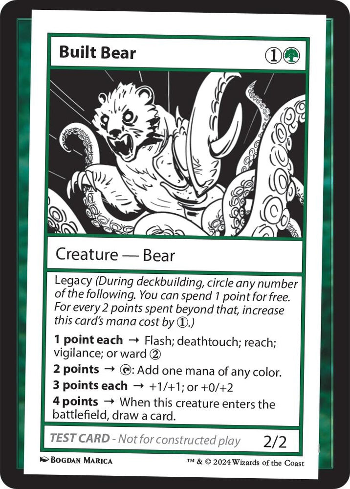 Image for Built Bear [Mystery Booster 2 Playtest Cards]