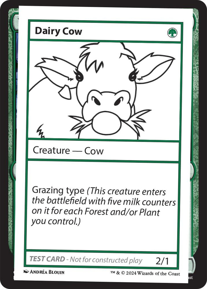 Image for Dairy Cow [Mystery Booster 2 Playtest Cards]