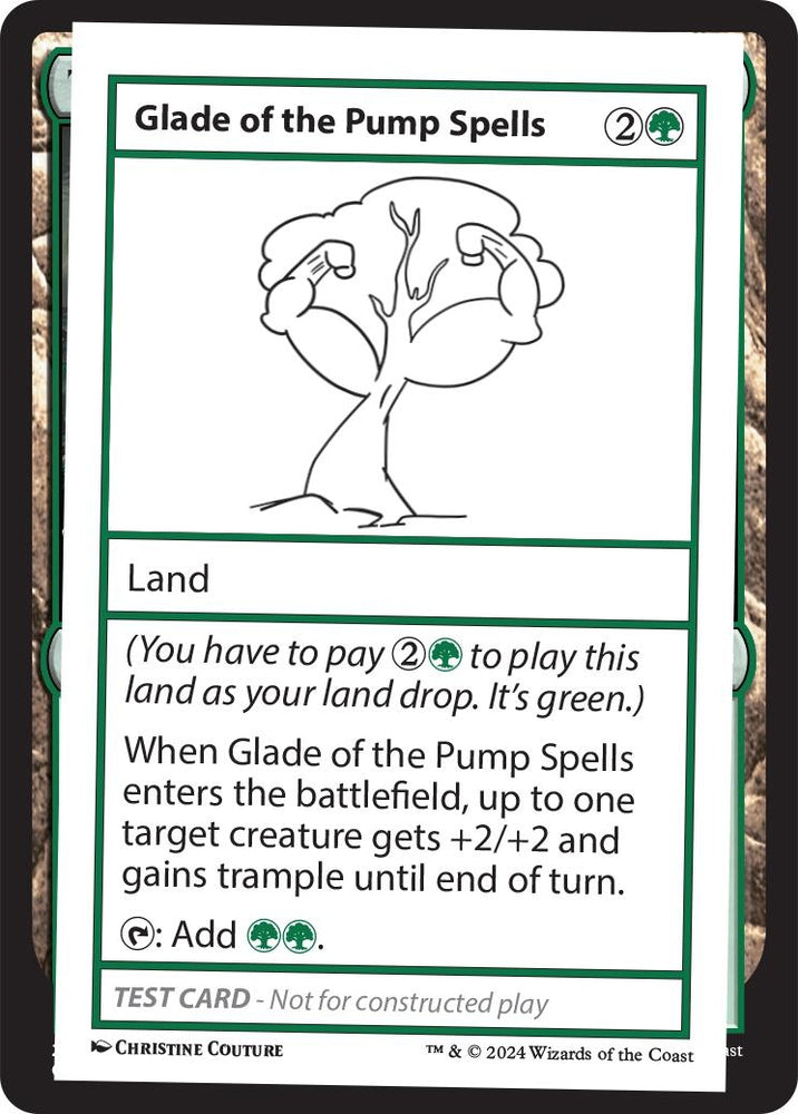 Image for Glade of the Pump Spells [Mystery Booster 2 Playtest Cards]
