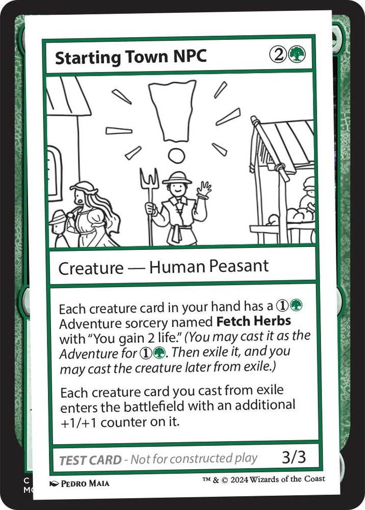 Image for Starting Town NPC [Mystery Booster 2 Playtest Cards]